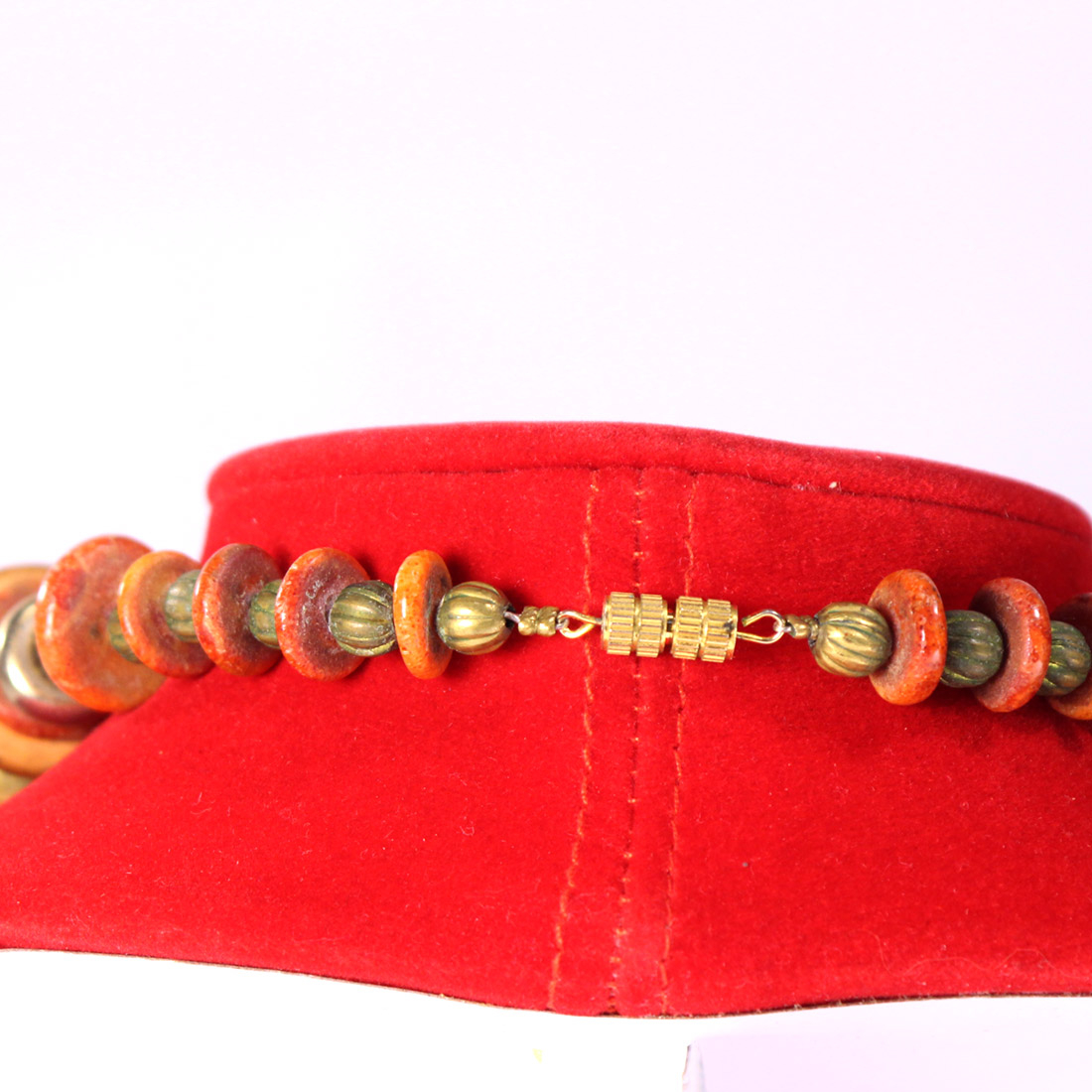 Collier corail éponge pomme Bon état - Vue 3 - 